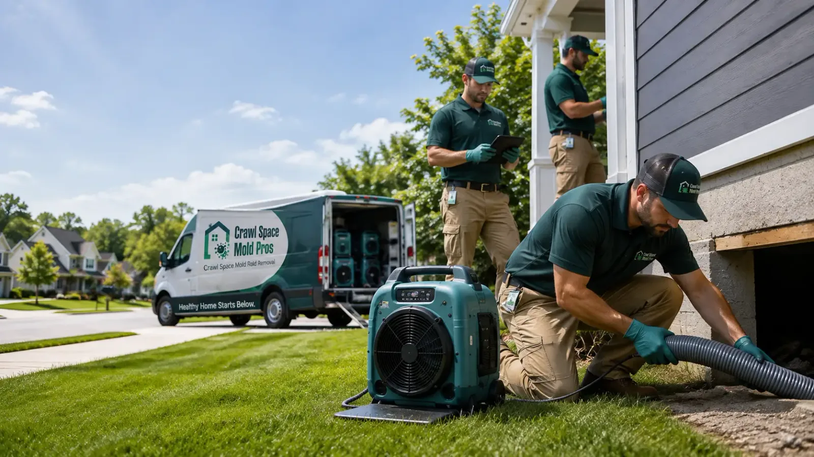 Crawl Space Mold Removal in Oak Run, CA